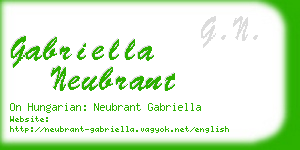 gabriella neubrant business card